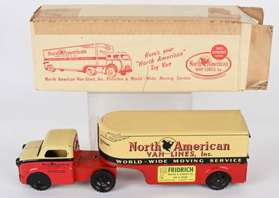 BANNER NORTH AMERICAN VAN LINES TRUCK w/ BOX