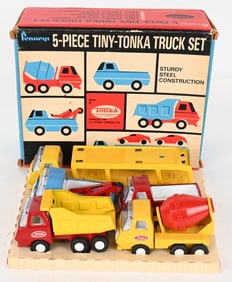 PENNYS TONKA 5-PIECE TINY TONKA TRUCK SET