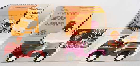 2- TONKA JEEP BEACK BUDDY MIB