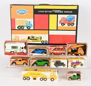 10- 1970s TONKA TOYS w/ BOXES