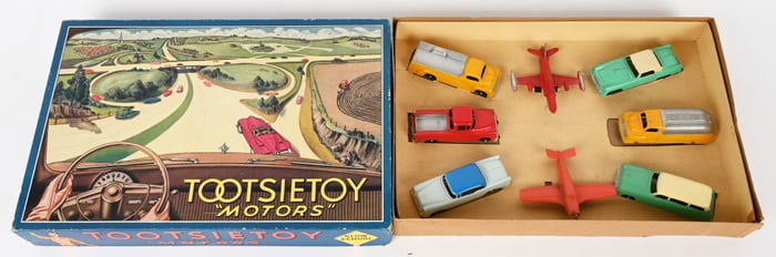 TOOTSIETOY #7200 MOTORS SET w/ BOX