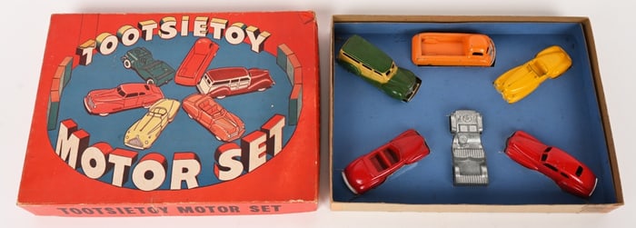 TOOTSIETOY #7200 MOTORS SET w/ BOX