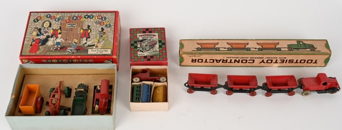 3- TOOTSIETOY SETS w/ BOXES