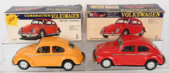 2- JAPAN BATTERY OP MYSTERY VOLKSWAGON w/ BOX