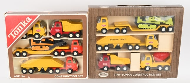 2- 1970s TONKA CONSTRUCTION SETS w/ BOX