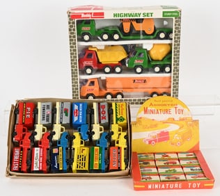 3- TOY TRUCK SETS