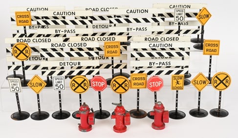 HUGE LOT OF TONKA ROAD SIGNS & MORE