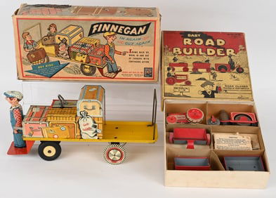 BABY ROAD BUILDER SET & UNIQUE ART FINNEGAN