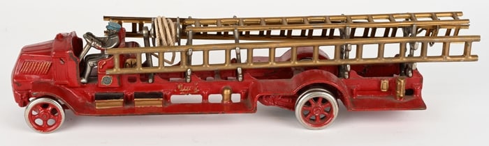ARCADE CAST IRON MACK LADDER TRUCK