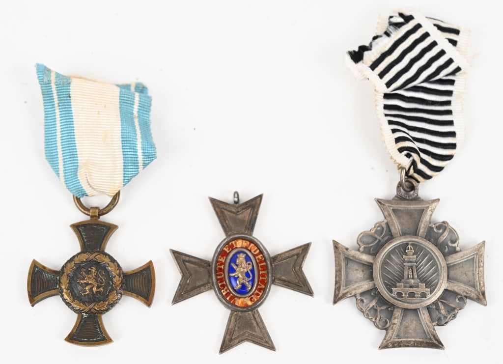 IMPERIAL GERMAN MEDAL LOT MILITARY CROSS WILHELM (1 of 7)