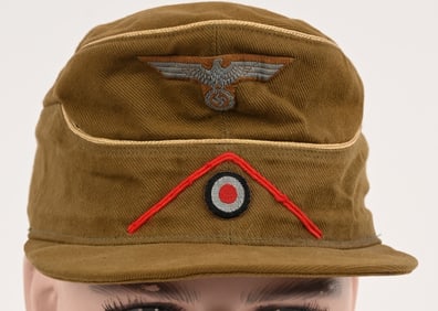 WWII NAZI GERMAN GENERALS TROPICAL M43 CAP WW2