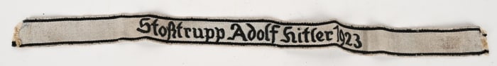 NAZI GERMAN STOSSTRUPP ADOLF HITLER 1923 CUFFTITLE
