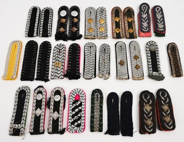 WWII NAZI GERMAN POLICE LUFTWAFFE SHOULDER BOARDS