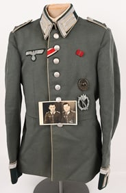 WWII NAZI GERMAN INFANTRY WAFFENROCK TUNIC WW2