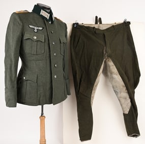WWII NAZI GERMAN M36 CAVALRY OFFICER UNIFORM WW2