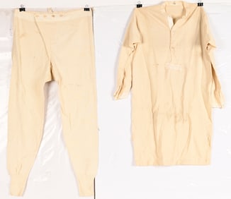 WWII NAZI GERMAN ARMY LONG UNDERWEAR SET WW2