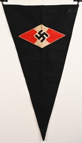 WWII NAZI GERMAN HJ HITLER YOUTH UNIT MARKED WW2