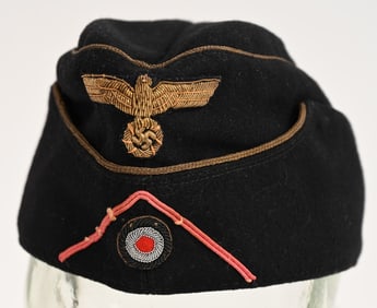WWII NAZI GERMAN GENERALS PANZER OVERSEAS CAP WW2