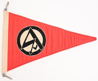 WWII NAZI GERMAN SA VEHICLE PENNANT WW2