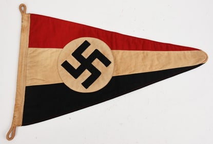 WWII WEIMAR PERIOD NAZI GERMAN CAR PENNANT WW2