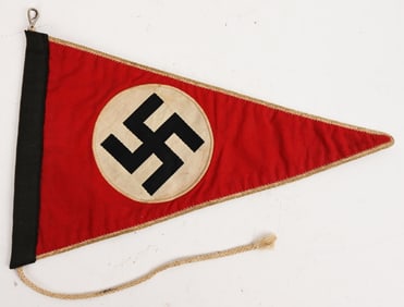 WWII NSDAP POLITICAL VEHICLE PENNANT WW2