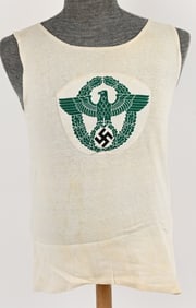 WWII NAZI GERMAN POLIZEI SPORT SHIRT POLICE WW2