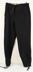 WWII NAZI GERMAN LUFTWAFFE BLACK PANZER TROUSERS