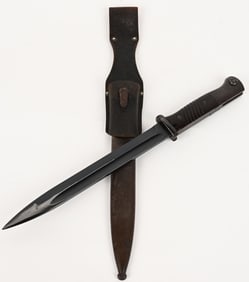 WWII NAZI K98 BAYONET & SCABBARD ASW 1941 WW2