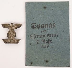 GERMAN NAZI SPANGE TO IRON CROSS MEDAL 2ND CLASS