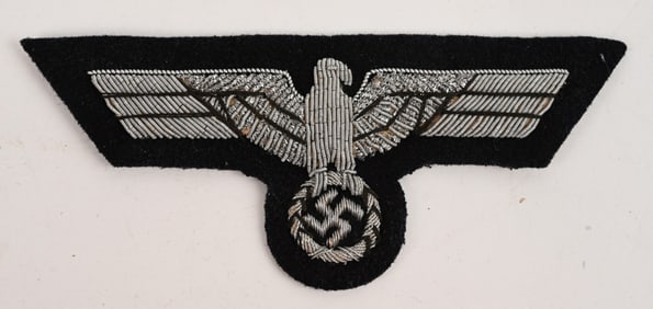 WWII NAZI GERMAN PANZER OFFICER'S BREAST EAGLE WW2