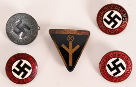 WWII NAZI GERMAN NSDAP BADGE LOT FRAUENSCHAFT WW2