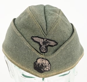 WWII NAZI GERMAN WAFFEN SS OVERSEAS CAP WW2
