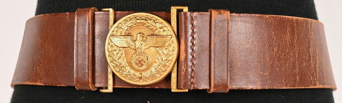 WWII NAZI NSDAP POLITICAL LEADER'S BELT & BUCKLE