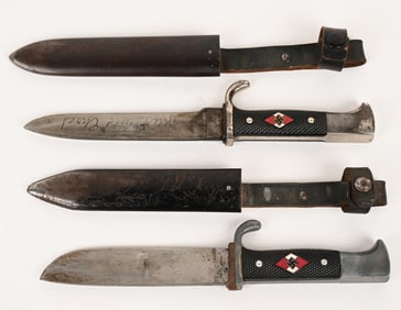 WWII NAZI GERMAN HITLER YOUTH HJ KNIFE LOT WW2