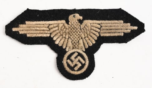 WWII NAZI GERMAN SS EM/NCO'S SLEEVE EAGLE WW2
