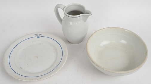 WWII NAZI GERMAN WEHRMACHT & DAF MESS HALL LOT WW2