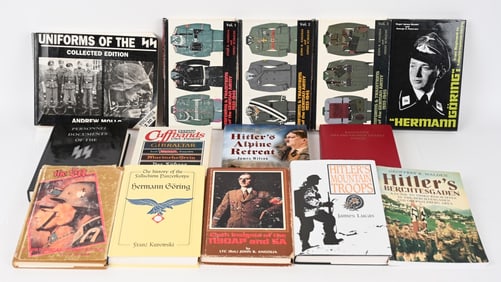 WWII NAZI GERMAN REFERENCE BOOK LOT ARMY SA NSDAP