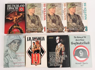 WWII NAZI GERMAN REFERENCE BOOK LOT HJ SS AWARDS