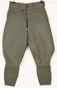 WWII NAZI GERMAN MOUNTED EM/NCO'S RIDING BREECHES