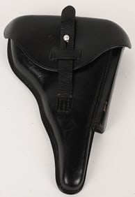 WWII NAZI GERMAN POLICE LUGER HOLSTER OTTO SINDEL