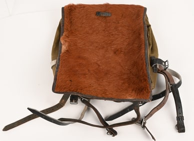 WWII NAZI GERMAN M34 PONY FUR BACKPACK COMPLETE