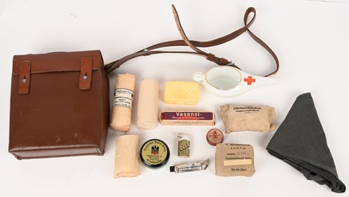 WWII NAZI GERMAN RED CROSS OFFICERS MEDICAL KIT