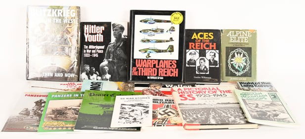 WWII NAZI GERMAN REFERENCE BOOK LOT ARMY SS NSDAP