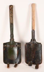 WWII NAZI GERMAN WEHRMACHT SHOVEL & CARRIER LOT.