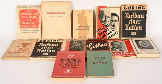 WWII NAZI GERMAN ORIGINAL NSDAP BOOK LOT WW2