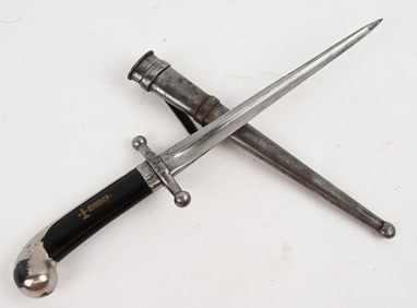 WWII FASCIST ITALIAN MVSN POINIARD DAGGER M1925