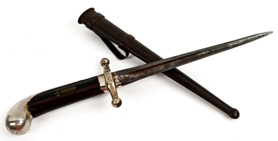 WWII FASCIST ITALIAN MVSN POINIARD DAGGER M1925