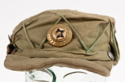 KOREAN WAR PEOPLE'S ARMY KPA ENLISTED FIELD CAP