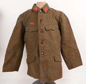 WWII JAPANESE PRIVATE FIRST CLASS UNIFORM JACKET
