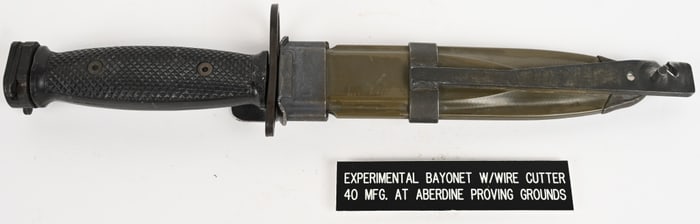 EXPERIMENTAL WIRE CUTTER M7 BAYONET 40 MADE RARE